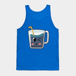 kawaii Cute grape fruit juice drink Tank Top